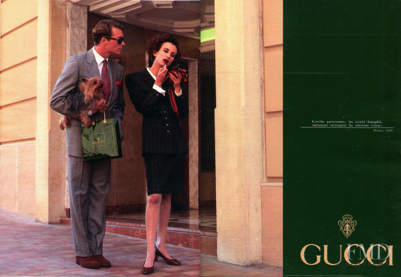 Violeta Sanchez featured in  the Gucci advertisement for Spring/Summer 1989