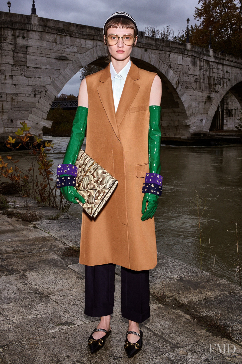 Gret Mateides featured in  the Gucci lookbook for Pre-Fall 2020