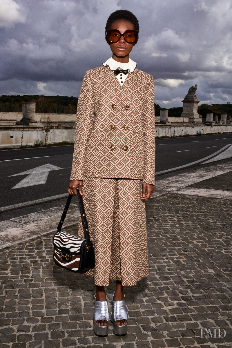 Vaquel Tyies featured in  the Gucci lookbook for Pre-Fall 2020