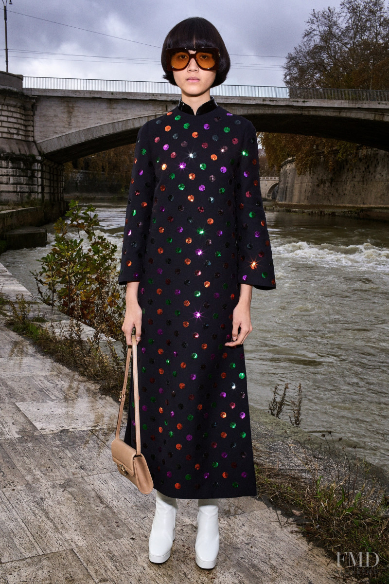 Hannah Locsin featured in  the Gucci lookbook for Pre-Fall 2020