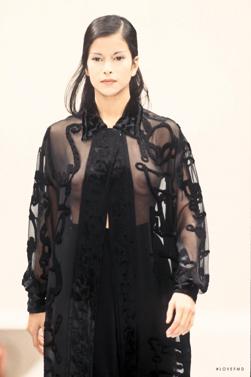 Patricia Velasquez featured in  the Gucci fashion show for Autumn/Winter 1993