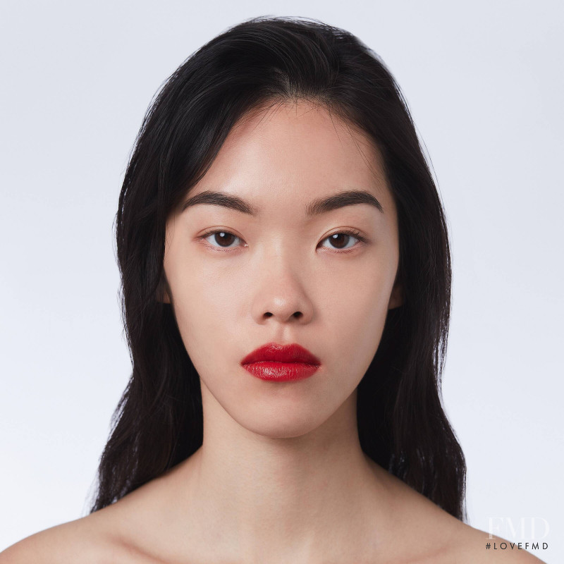 Layla Ong featured in  the Gucci Beauty Satin Lipstick shades lookbook for Autumn/Winter 2019