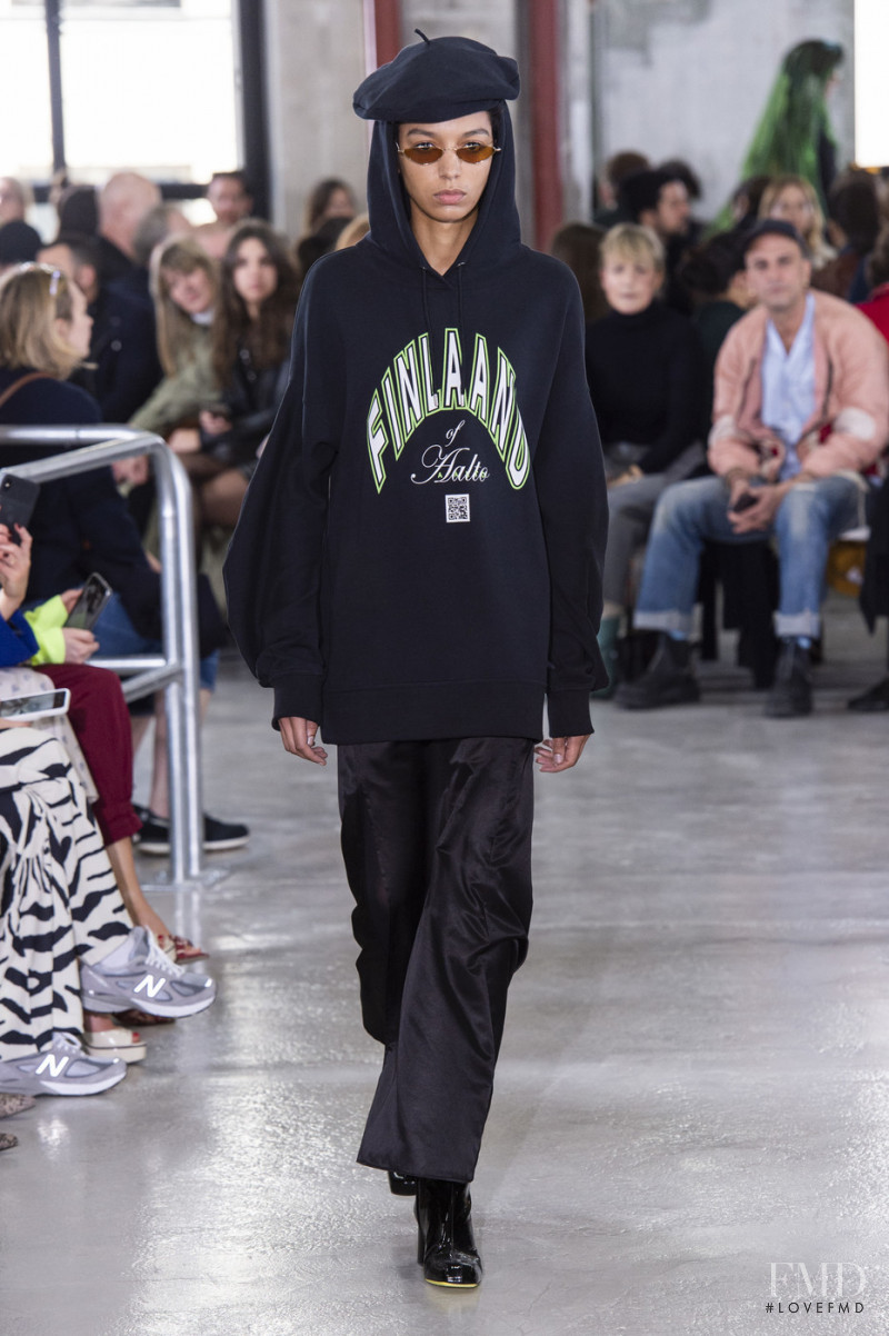 Otto Zinsou featured in  the Aalto fashion show for Autumn/Winter 2019