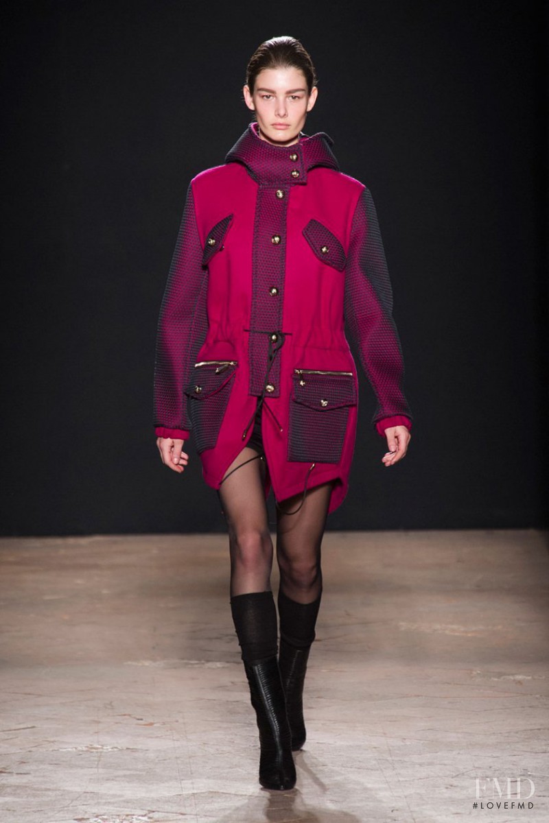 Ophélie Guillermand featured in  the Francesco Scognamiglio fashion show for Autumn/Winter 2014