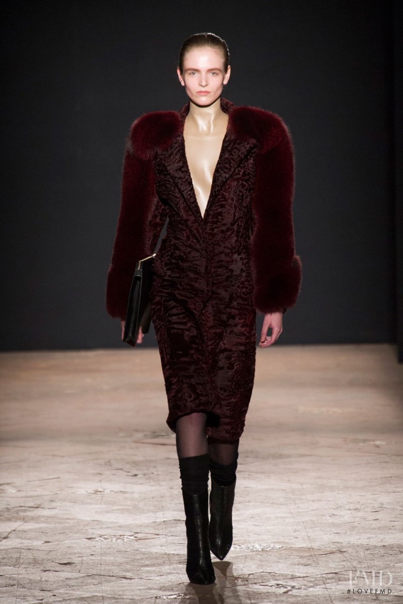 Jessica Bergs featured in  the Francesco Scognamiglio fashion show for Autumn/Winter 2014