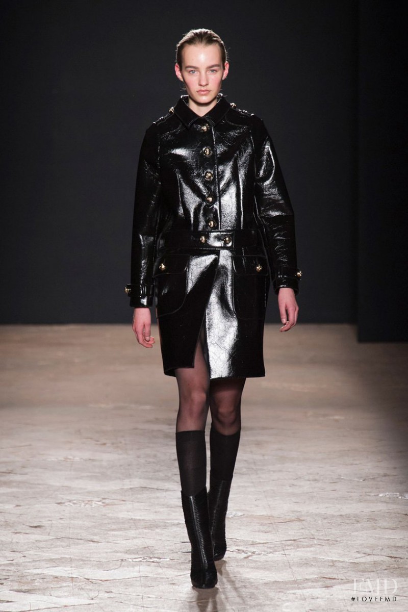 Maartje Verhoef featured in  the Francesco Scognamiglio fashion show for Autumn/Winter 2014
