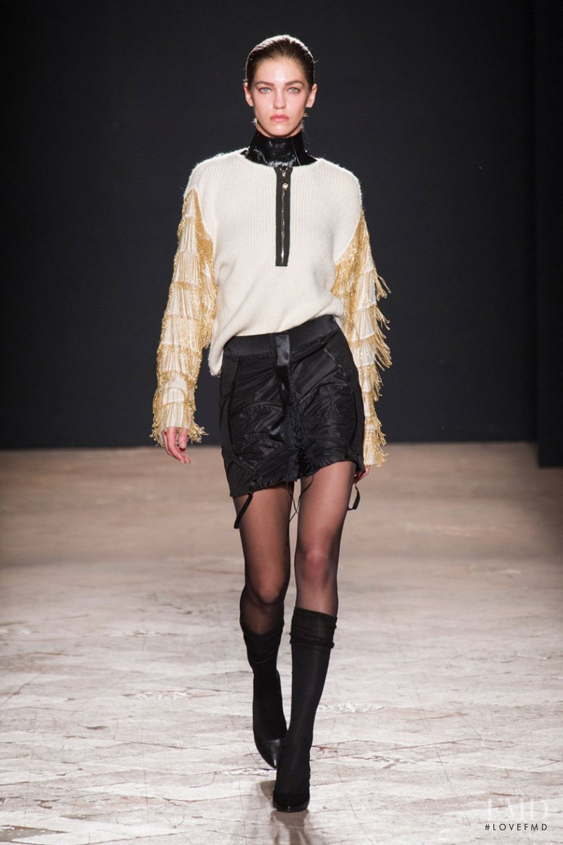 Samantha Gradoville featured in  the Francesco Scognamiglio fashion show for Autumn/Winter 2014