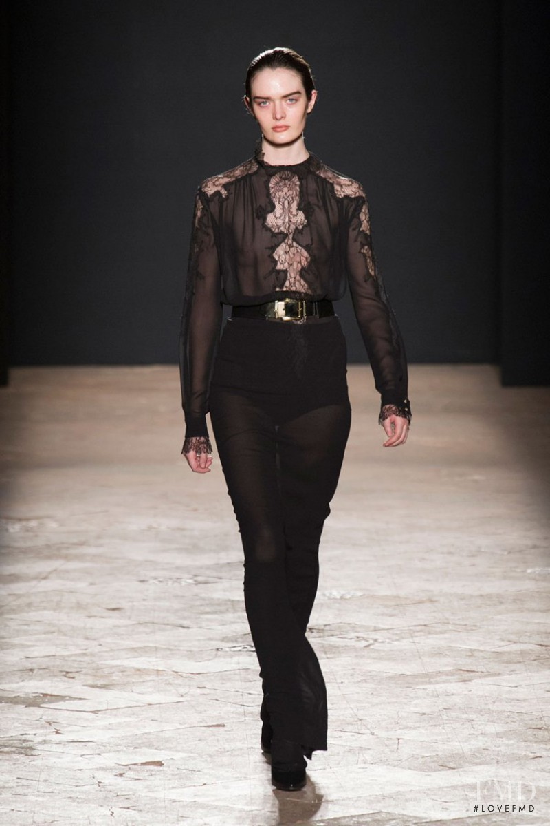 Sam Rollinson featured in  the Francesco Scognamiglio fashion show for Autumn/Winter 2014