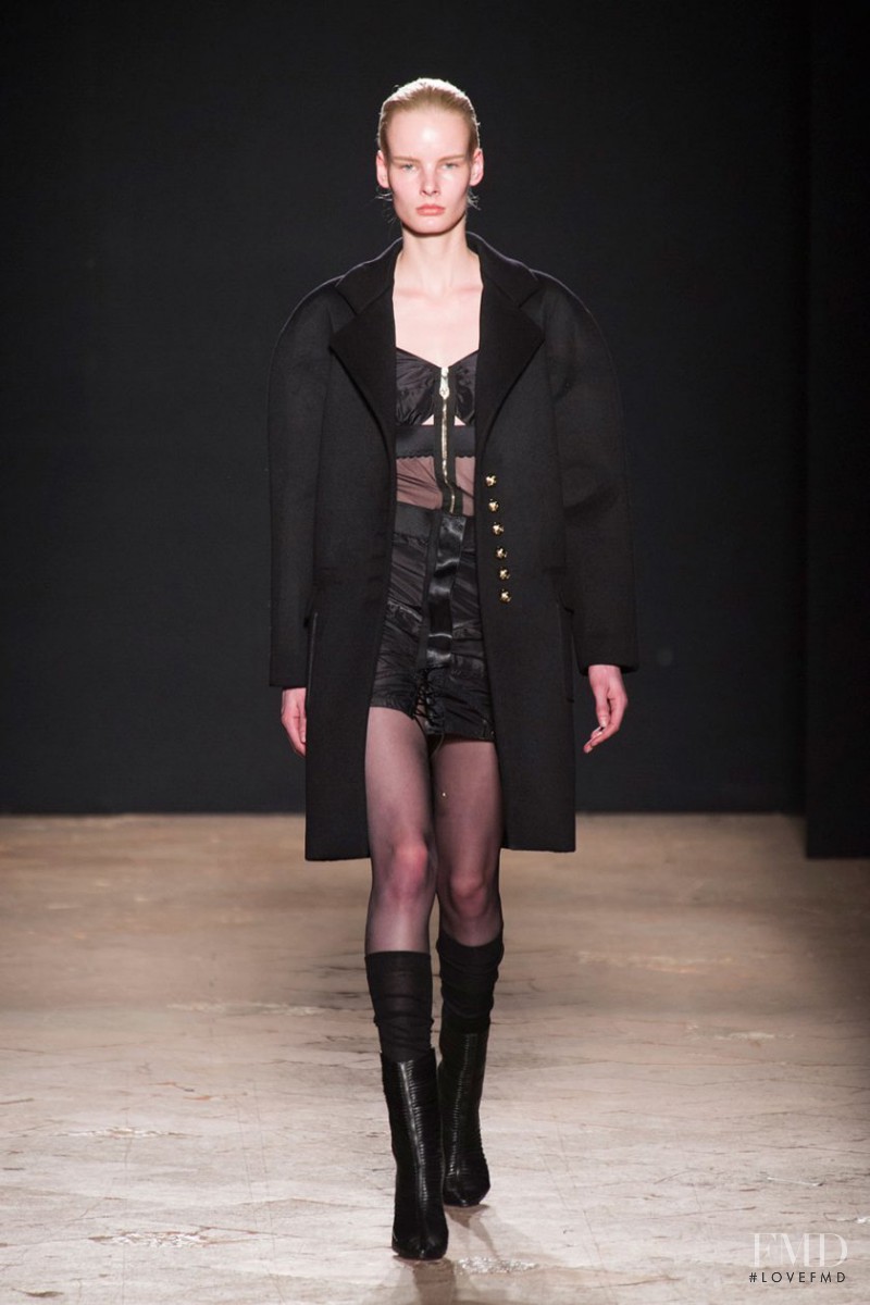 Irene Hiemstra featured in  the Francesco Scognamiglio fashion show for Autumn/Winter 2014