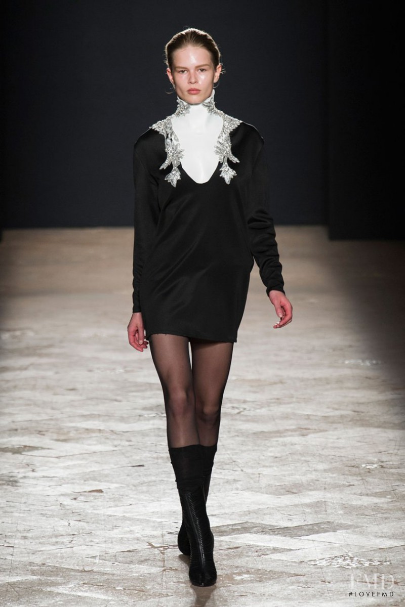 Anna Ewers featured in  the Francesco Scognamiglio fashion show for Autumn/Winter 2014