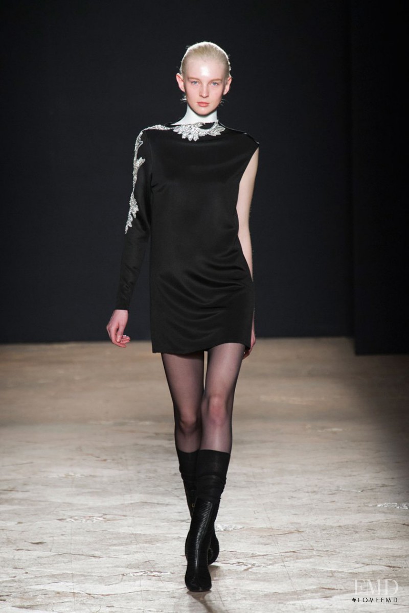 Nastya Sten featured in  the Francesco Scognamiglio fashion show for Autumn/Winter 2014