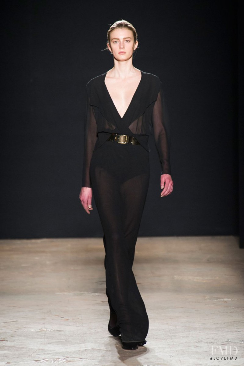 Sigrid Agren featured in  the Francesco Scognamiglio fashion show for Autumn/Winter 2014