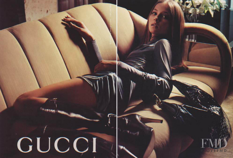 Solange Wilvert featured in  the Gucci advertisement for Autumn/Winter 2005
