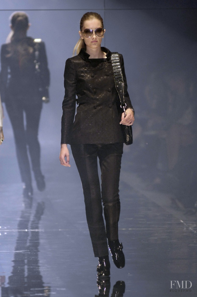 Iekeliene Stange featured in  the Gucci fashion show for Spring/Summer 2007