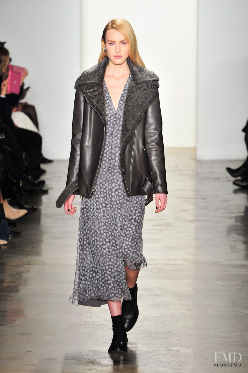 Caroline Mathis featured in  the Timo Weiland fashion show for Autumn/Winter 2014