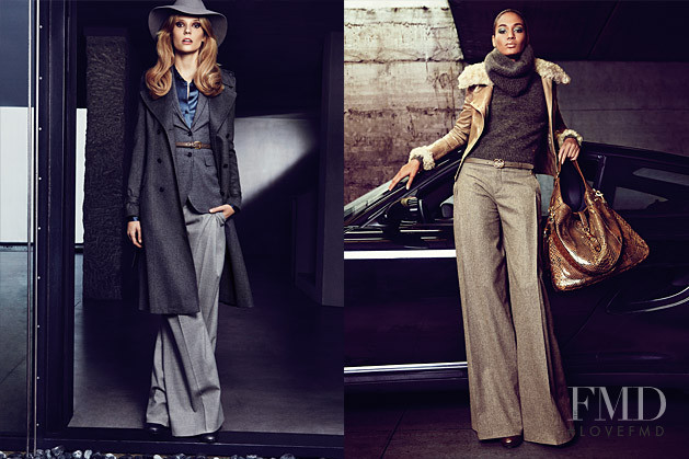 Joan Smalls featured in  the Gucci catalogue for Autumn/Winter 2011