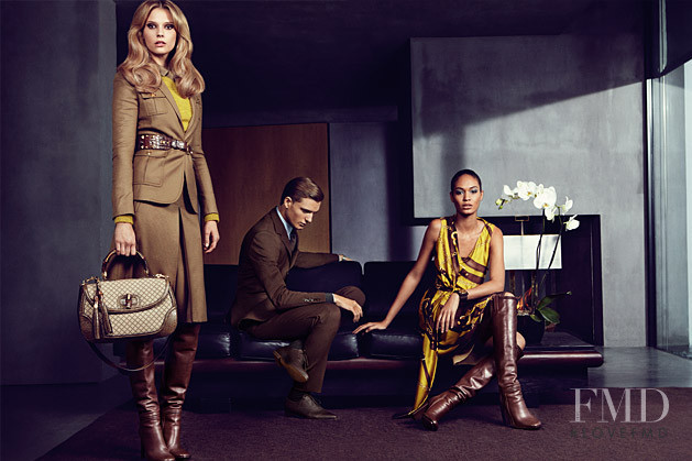 Joan Smalls featured in  the Gucci catalogue for Autumn/Winter 2011