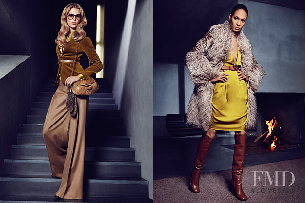 Joan Smalls featured in  the Gucci catalogue for Autumn/Winter 2011