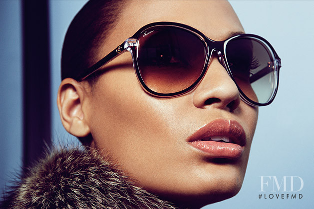 Joan Smalls featured in  the Gucci catalogue for Autumn/Winter 2011