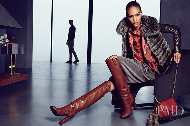 Joan Smalls featured in  the Gucci catalogue for Autumn/Winter 2011