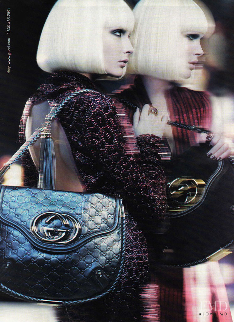 Snejana Onopka featured in  the Gucci advertisement for Autumn/Winter 2006