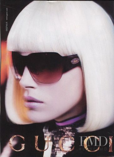 Iselin Steiro featured in  the Gucci advertisement for Autumn/Winter 2006