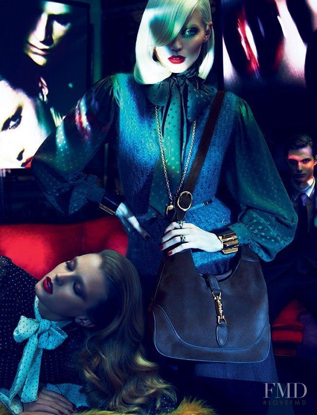 Abbey Lee Kershaw featured in  the Gucci advertisement for Autumn/Winter 2011