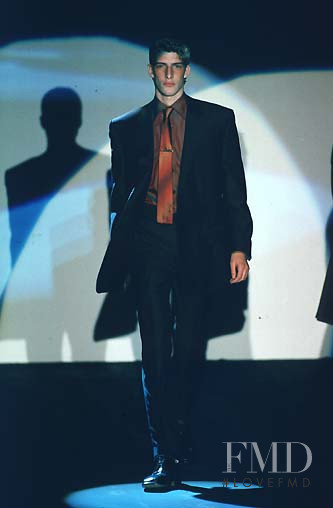 Ivan de Pineda featured in  the Gucci fashion show for Spring/Summer 1998