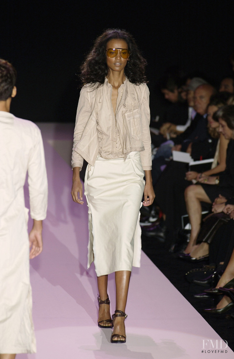 Liya Kebede featured in  the Gucci fashion show for Spring/Summer 2002