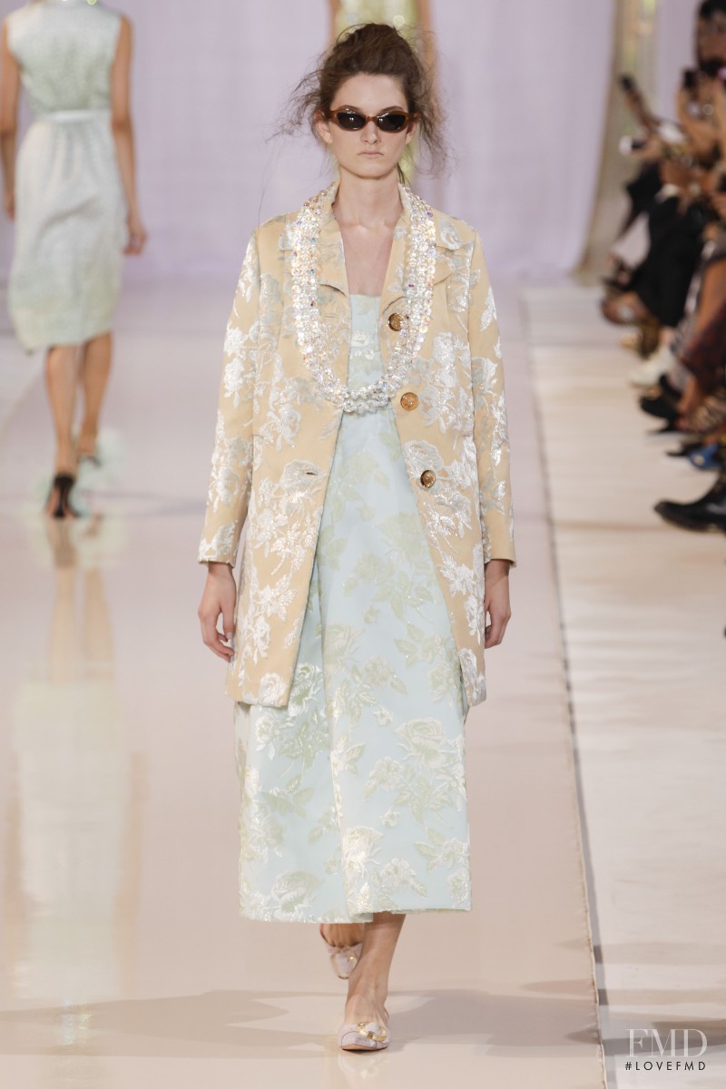 Carly Moore featured in  the Rochas fashion show for Spring/Summer 2014