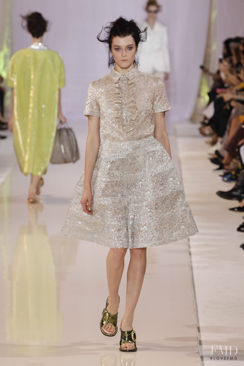 Zenia Sevastyanova featured in  the Rochas fashion show for Spring/Summer 2014