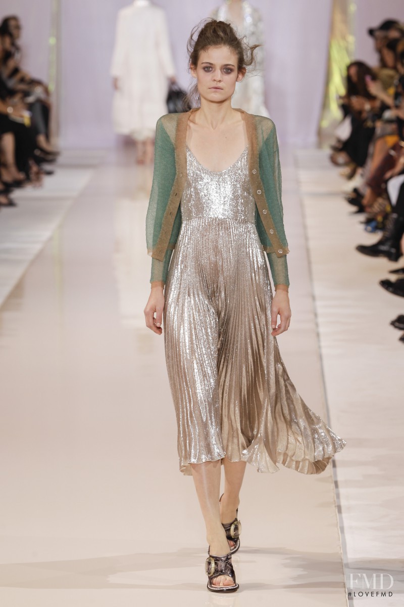 Rijntje van Wijk featured in  the Rochas fashion show for Spring/Summer 2014