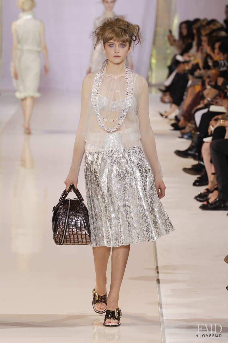 Gracie van Gastel featured in  the Rochas fashion show for Spring/Summer 2014