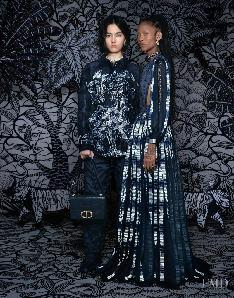 Adesuwa Aighewi featured in  the Christian Dior advertisement for Resort 2020