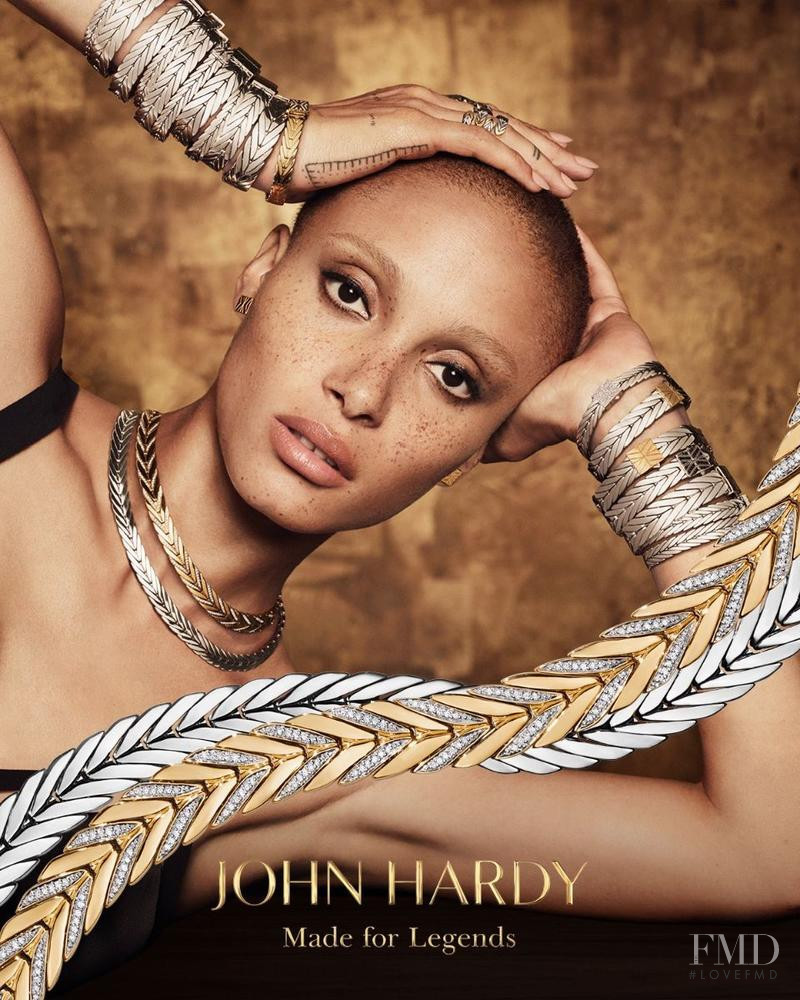 Adwoa Aboah featured in  the John Hardy advertisement for Autumn/Winter 2017