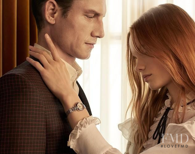 Polina Oganicheva featured in  the Gucci Jewelery & Watches advertisement for Pre-Fall 2016