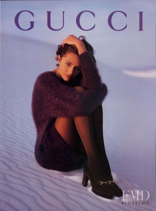 Heather Stewart-Whyte featured in  the Gucci advertisement for Spring/Summer 1992