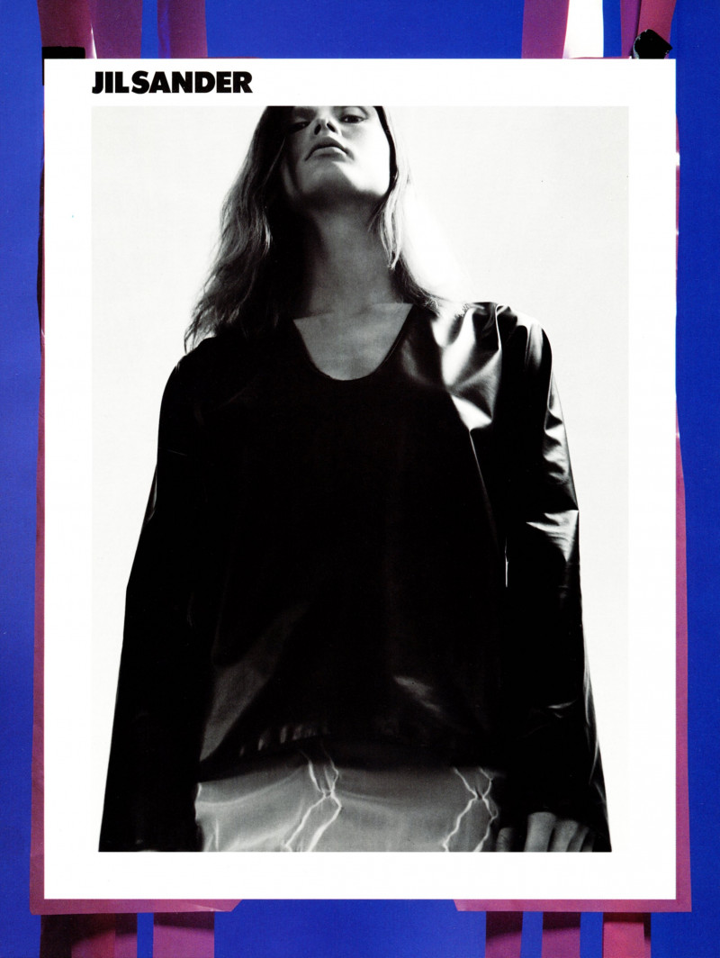 Malgosia Bela featured in  the Jil Sander advertisement for Autumn/Winter 1999