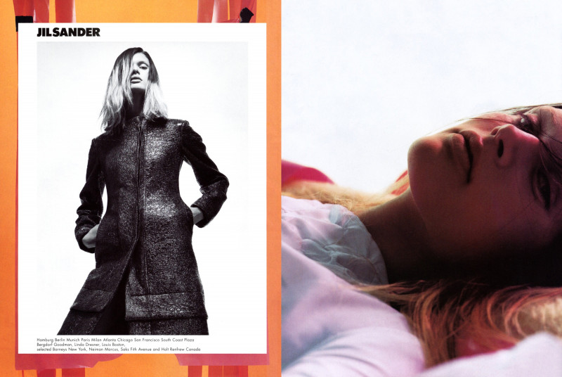 Malgosia Bela featured in  the Jil Sander advertisement for Autumn/Winter 1999