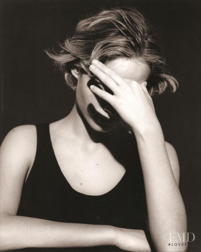 Amber Valletta featured in  the Jil Sander advertisement for Spring/Summer 1994