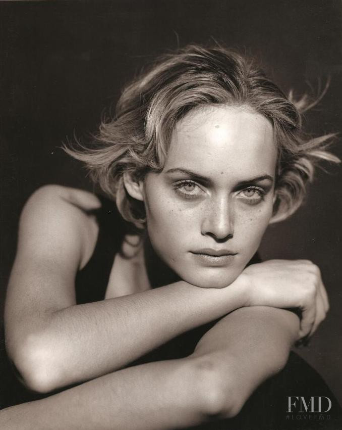 Amber Valletta featured in  the Jil Sander advertisement for Spring/Summer 1994
