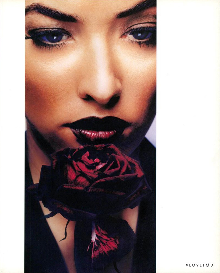 Tatjana Patitz featured in  the Jil Sander advertisement for Spring/Summer 1991