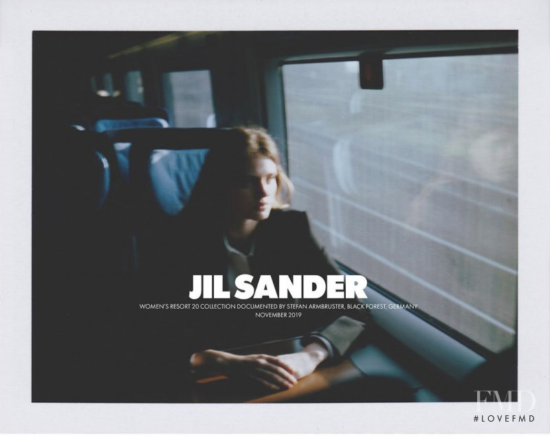 Natalia Bulycheva featured in  the Jil Sander advertisement for Resort 2020