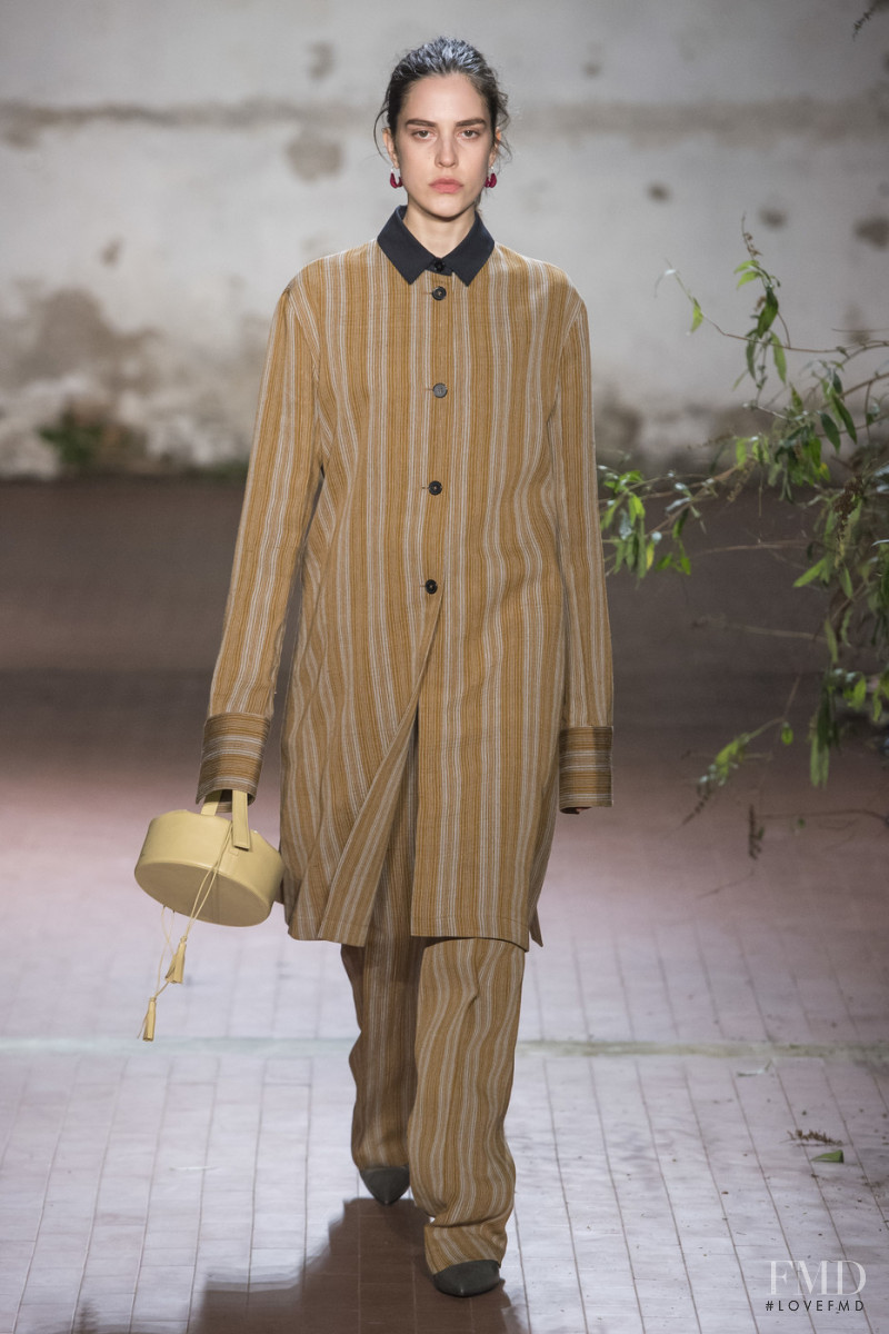 Denise Ascuet featured in  the Jil Sander fashion show for Autumn/Winter 2019