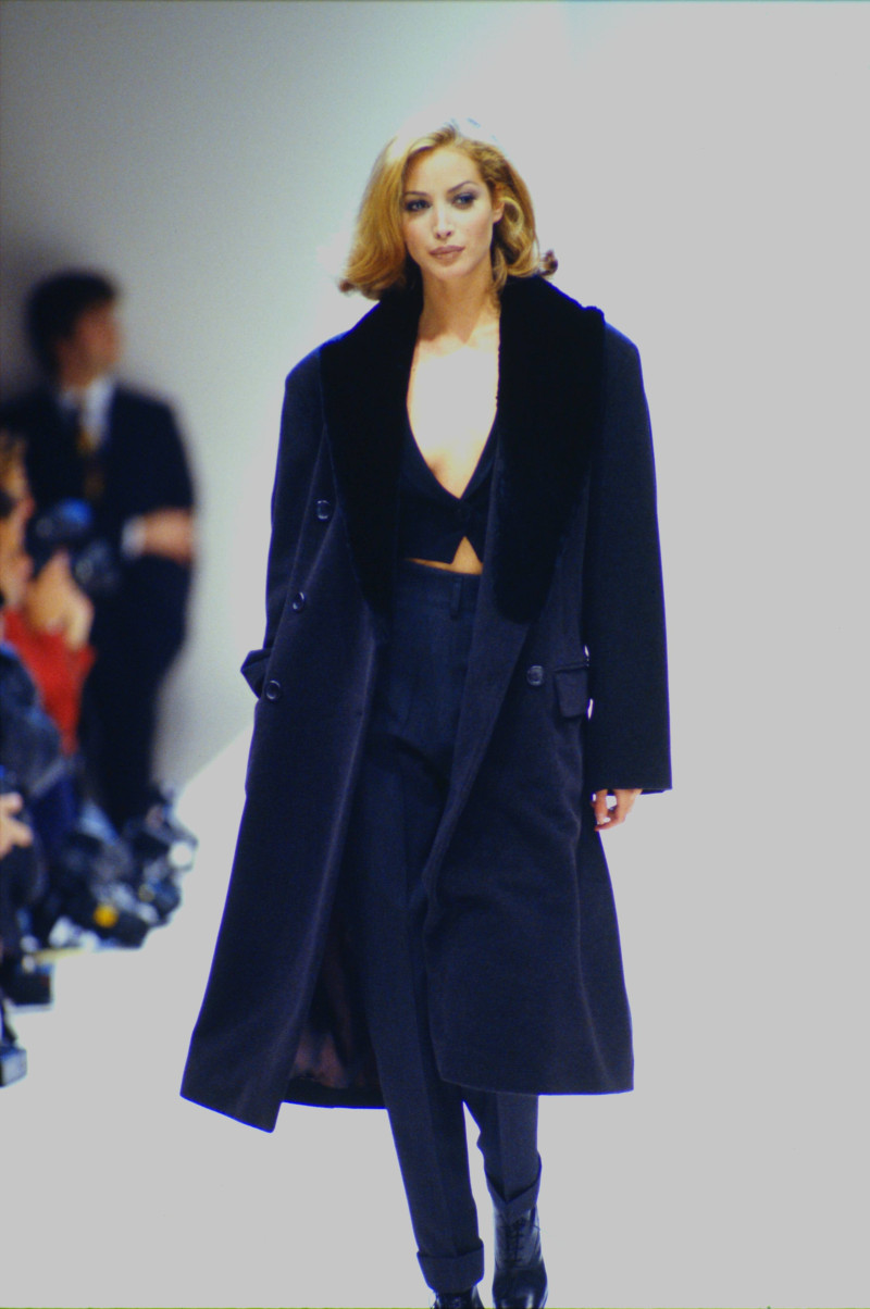 Christy Turlington featured in  the Jil Sander fashion show for Autumn/Winter 1992