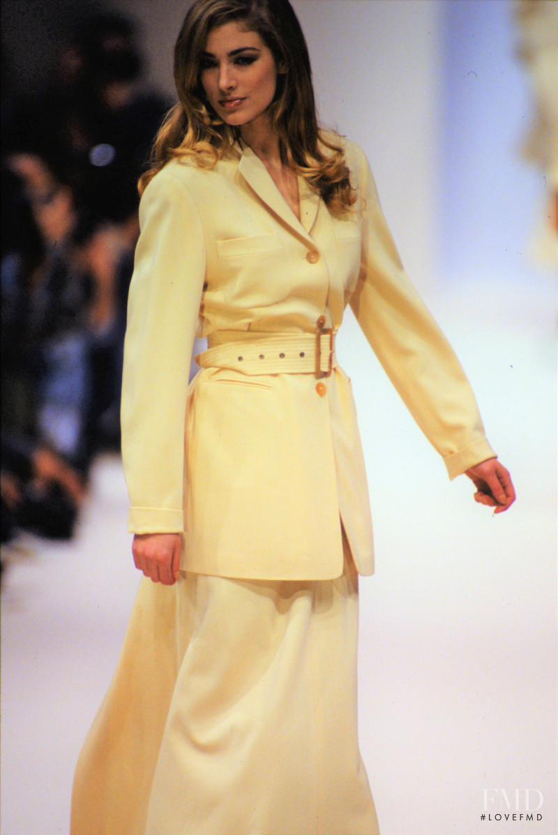 Elaine Irwin Mellencamp featured in  the Jil Sander fashion show for Autumn/Winter 1992