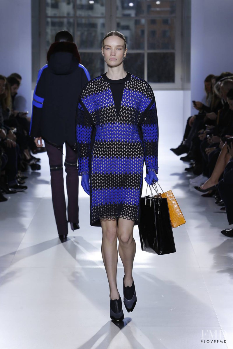 Charlotte Kay featured in  the Balenciaga fashion show for Autumn/Winter 2014