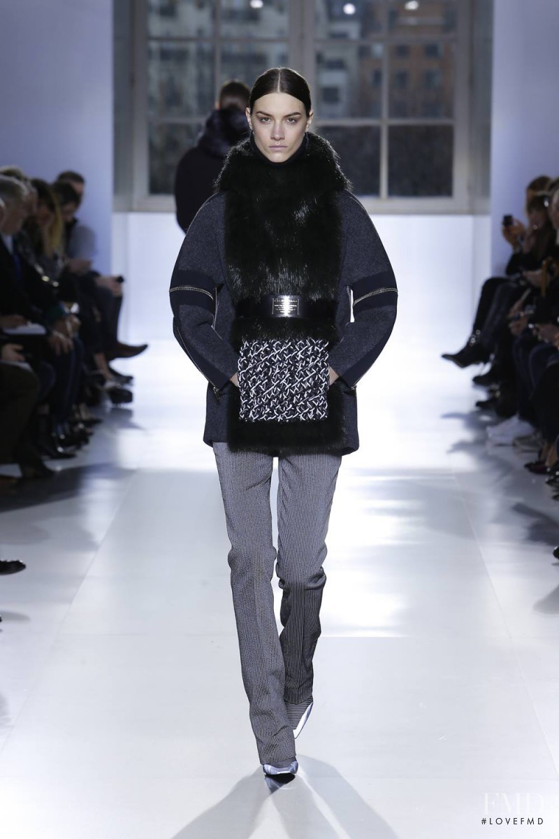 Ronja Furrer featured in  the Balenciaga fashion show for Autumn/Winter 2014