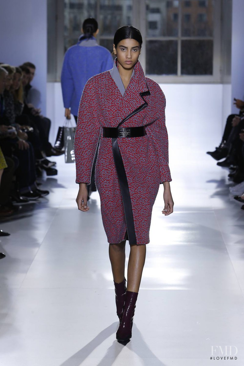 Imaan Hammam featured in  the Balenciaga fashion show for Autumn/Winter 2014