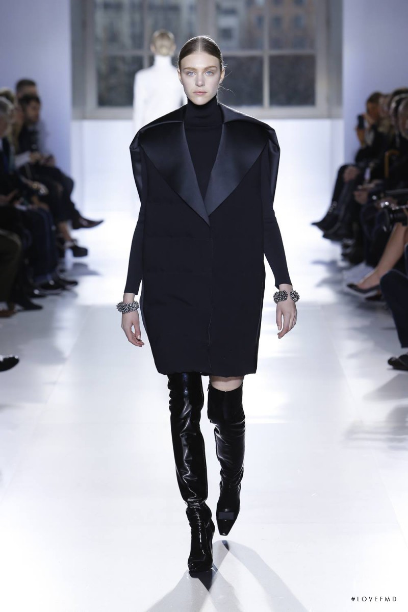 Hedvig Palm featured in  the Balenciaga fashion show for Autumn/Winter 2014